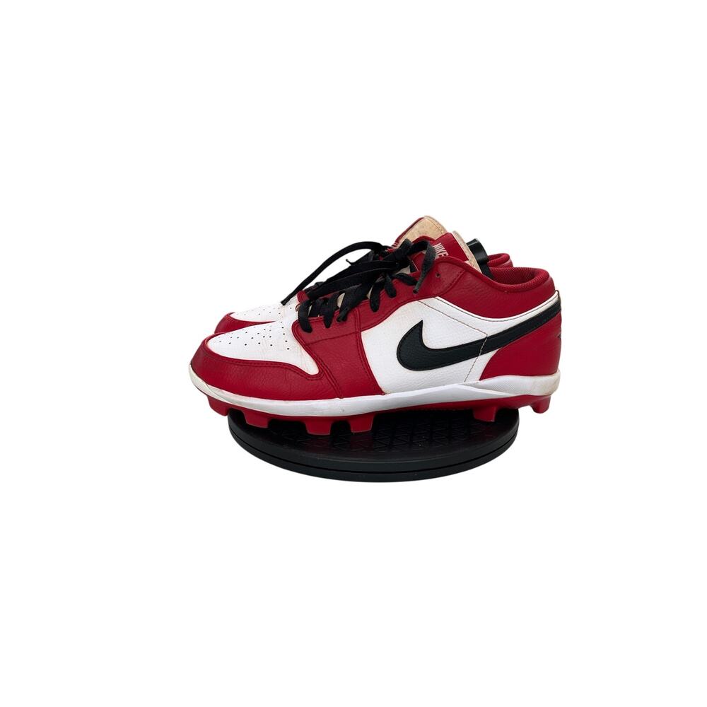 Mens Nike Air Jordan 1 Retro MCS Low "Chicago" Baseball/Football Cleats Size 11